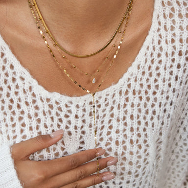 Blade Chain Multi-layer Necklace