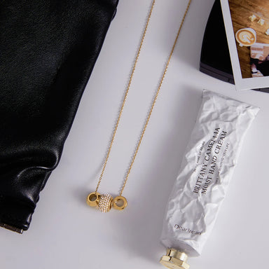 Smooth Spacer Beads Pendant Necklace