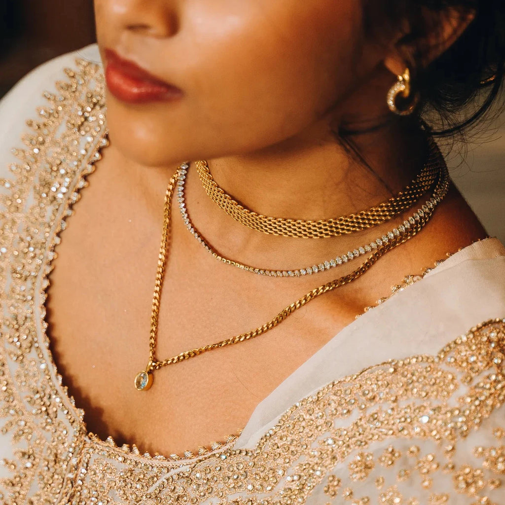Choker Link Chain Necklace