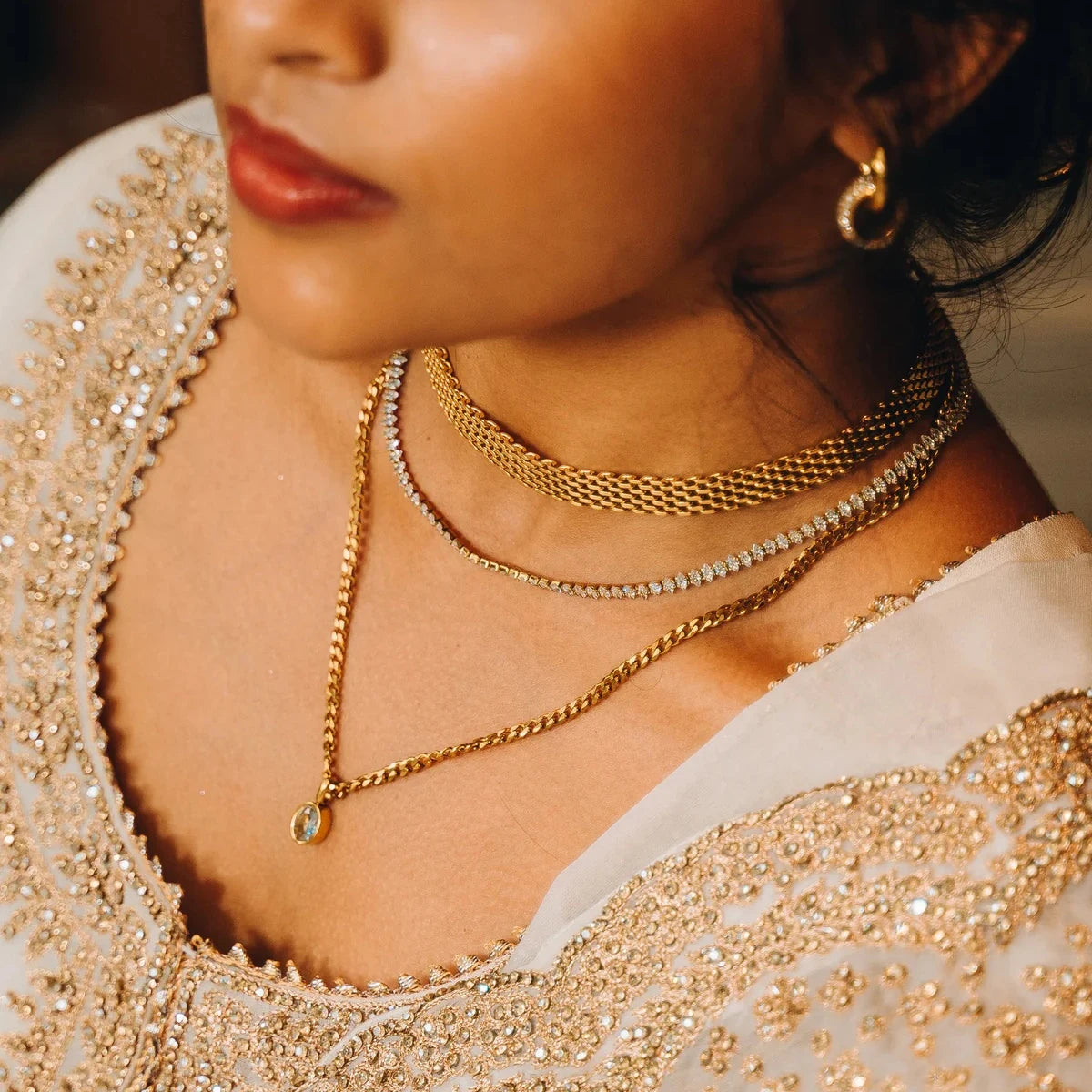 Choker Link Chain Necklace