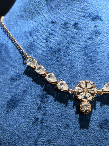 Rose Gold Necklace 925 Silver