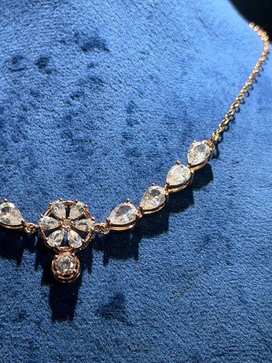 Rose Gold Necklace 925 Silver