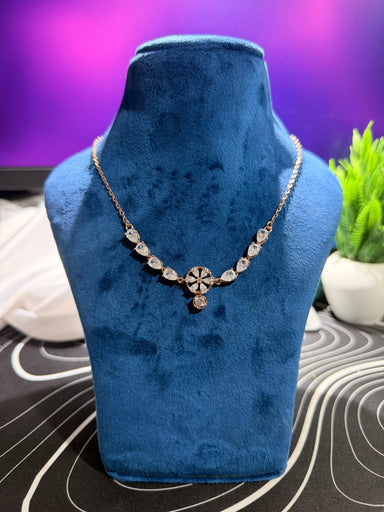 Rose Gold Necklace 925 Silver