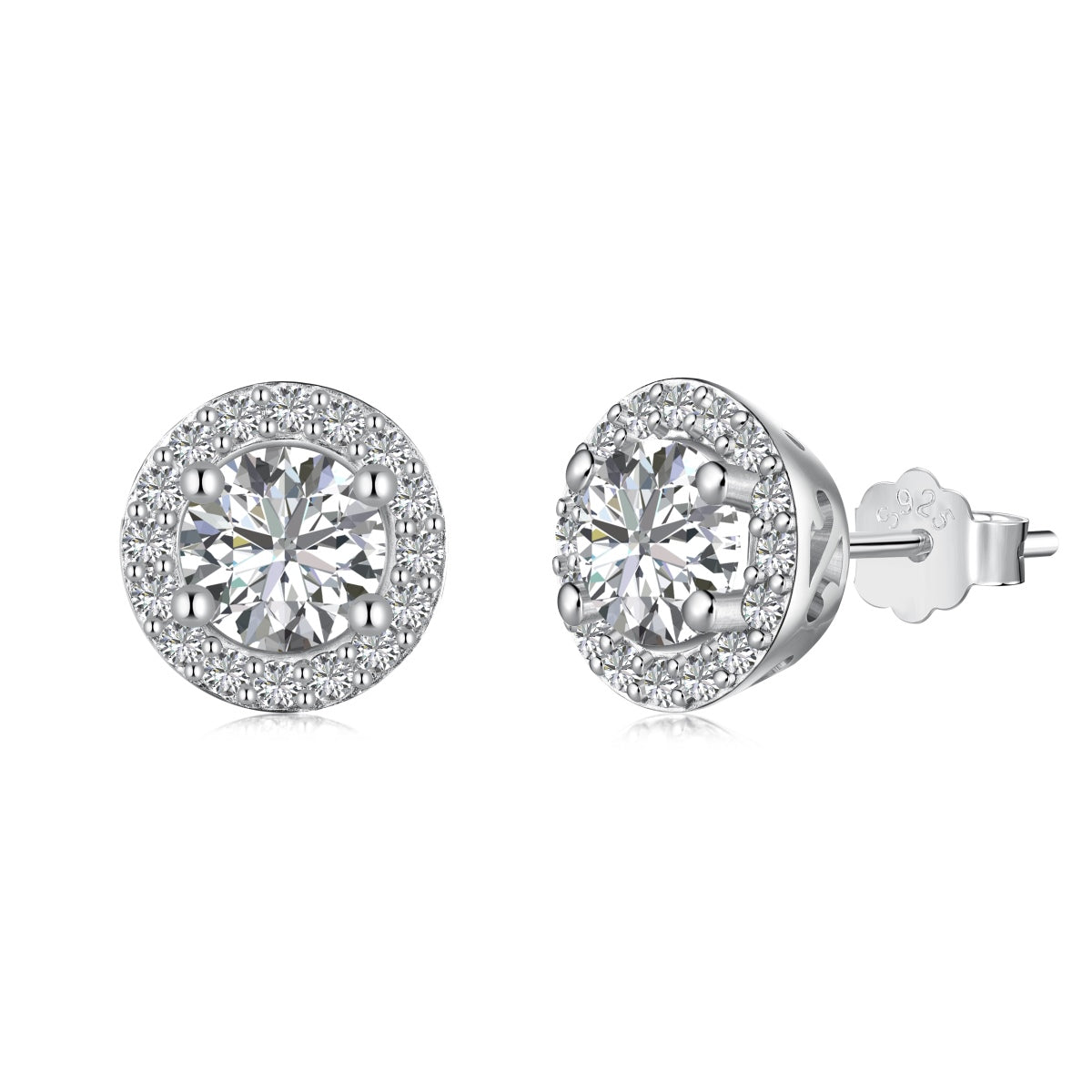 Moissanite Studs