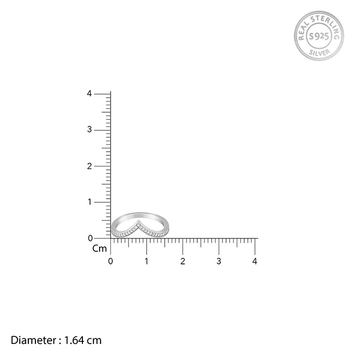 Zirconia Vanki RingSilver