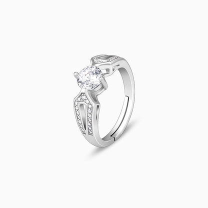 Zircon Elegant Loop Ring