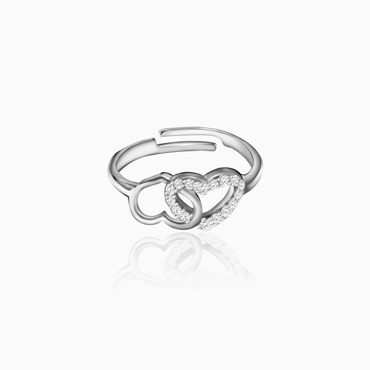 Linked Heart Ring