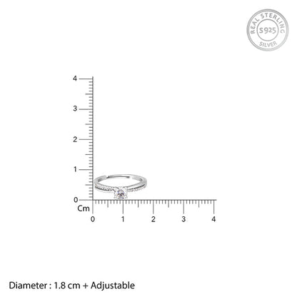 Zircon Layered Ring